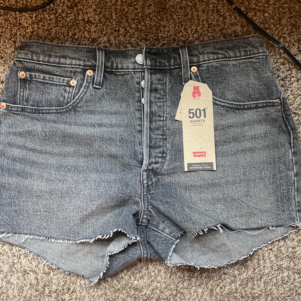 Brand New Levis 501 High Rise Shorts